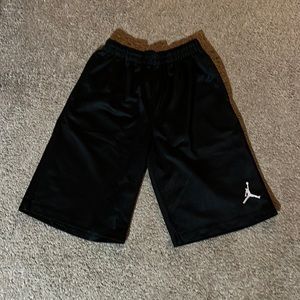 Black Jordan shorts